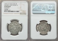 Henry VI (1422-1461) Groat ND (1422-1427) XF Details (Cleaned) NGC, Calais mint, Annulet issue, S-1836. 27mm. 1.69gm. 

HID09801242017