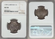Anne Shilling 1709 AU58 NGC, KM523.1. Excellent strike with argent-steel toning.

HID09801242017