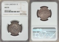 George I Shilling 1720 AU53 NGC, KM539.2, S-3646. Plain angles on reverse. Rose-gray toning with rays of luster. 

HID09801242017