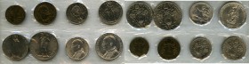 Pius XII 8-Piece Uncertified Mint Set 1939 UNC, KM-MS20. Includes KM22-KM30.1. 

HID09801242017
