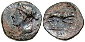 Celtic, Eastern Europe. Likely of Danubian Celtic origin. mid-late 1st century B.C. AR denarius (17.7 mm, 3.27 g, 2 h). Contemporary copy of Roman Rep...