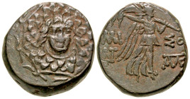 Pontic Kingdom, Amisos. Mithradates VI. 120-63 B.C. AE 20 (19.8 mm, 8.40 g, 12 h). local civic issue of common type under Mithradates VI. 10-85 B.C. F...