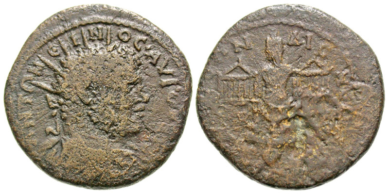 Bithynia, Nicomedia. Caracalla. A.D. 198-217. AE diassarion (26.6 mm, 9.33 g, 2 ...