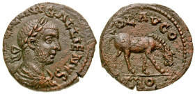 Troas, Alexandria Troas. Gallienus. A.D. 253-268. AE 21 (20.83 mm, 5.00 g, 1 h). [IMP LI]CINI GALLIENVS, laureate, draped and cuirassed bust of Gallie...