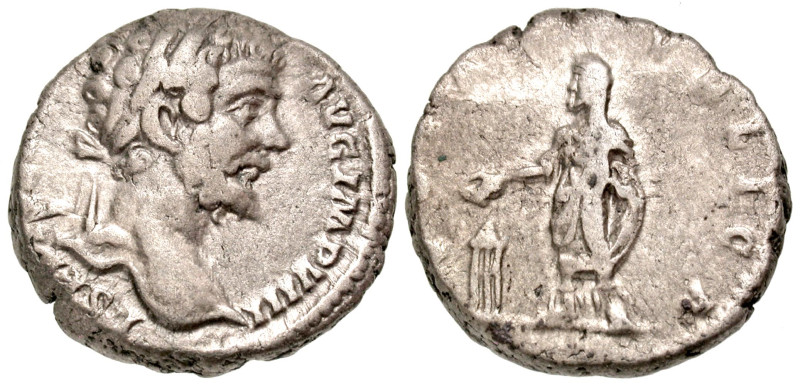Septimius Severus. A.D. 193-211. AR denarius (17.2 mm, 3.3.54 g, 6 h). Rome mint...