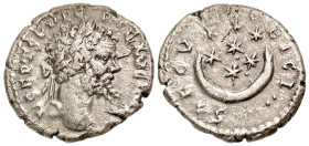 Septimius Severus. A.D. 193-211. AR denarius (18.4 mm, 2.95 g, 12 h). Laodicea ad Mare mint, struck A.D. 194. L SEPT SEV PE RTE AVG IMP II, laureate h...