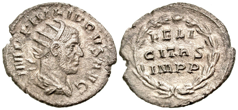 Philip I. A.D. 244-249. AR antoninianus (22 mm, 2.87 g, 6 h). Rome mint, Struck ...