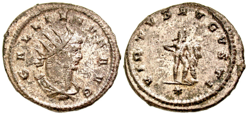 Gallienus. A.D. 253-268. AE antoninianus (21.9 mm, 4.01 g, 6 h). Antioch mint, s...
