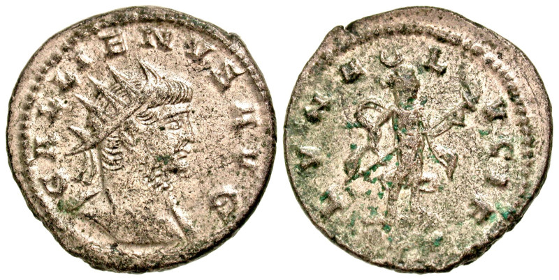 Gallienus. A.D. 253-268. Silvered BI antoninianus (20.6 mm, 3.42 g, 12 h). Asian...