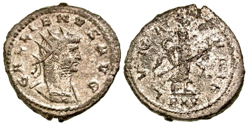 Gallienus. A.D. 253-268. Silvered BI antoninianus (21.3 mm, 4.28 g, 5 h). Asian ...
