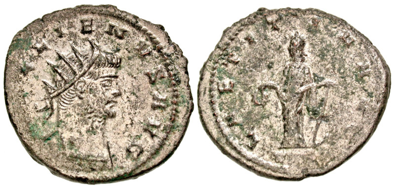 Gallienus. A.D. 253-268. Silvered BI antoninianus (21.5 mm, 3.24 g, 11 h). Asian...