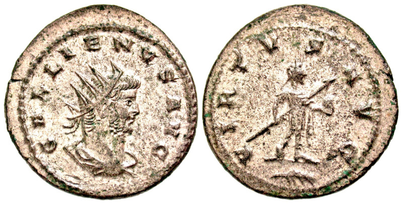 Gallienus. A.D. 253-268. Silvered BI antoninianus (23.2 mm, 3.84 g, 12 h). Antio...