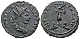 Claudius II "Gothicus". A.D. 268-270. BI antoninianus (20.1 mm, 4.41 g, 11 h). Cyzicus mint, A.D. 270. IMP CLAVDIVS P F AVG, Radiate, draped and cuira...