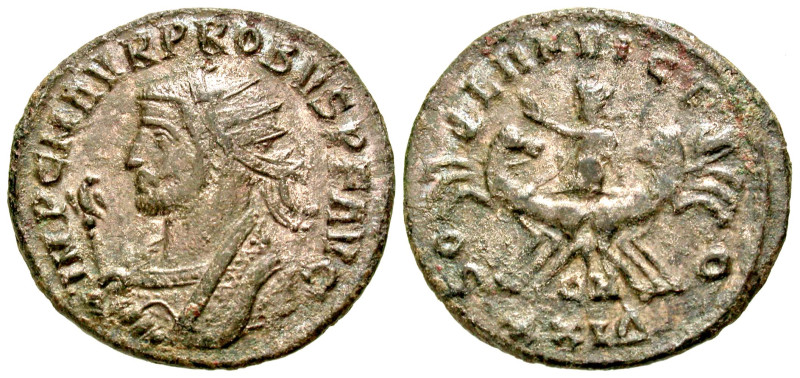 Probus. A.D. 276-282. Silvered BI antoninianus (22.7 mm, 3.18 g, 12 h). Rome min...