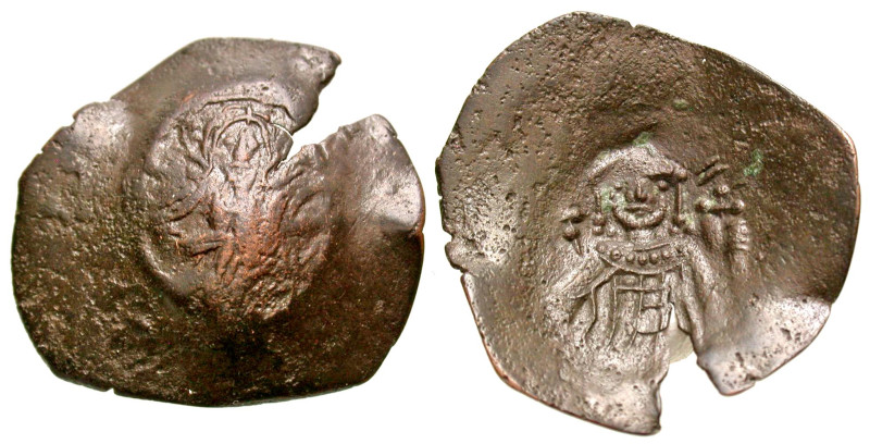 Latin Rulers of Thessalonica. 1204-1224. BI trachy (21.5 mm, 1.05 g, 6 h). IC-XC...