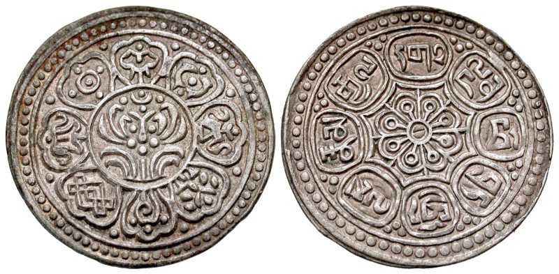 China, Tibet. Imperial Chinese Authority. Ca. A.D. 1907-09. AR tanka (27.5 mm, 4...