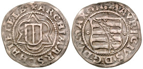 German States, Saxony-Albertine. Moritz. 1541-1553. BI spitzgroschen frieberg (21.2 mm, 1.53 g, 1 h). : MAVRICIVS · D : G · DVX · SAXON, arms of Saxon...
