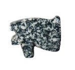 A choice Egyptian diorite granite Eye of Horus amulet, 3rd Intermediate Period, ca. 1075 - 664 B.C. , nicely carved and quick thick with horizontal su...