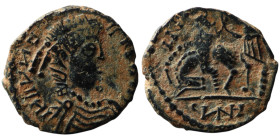 UNCERTAIN GERMANIC TRIBES, Pseudo-Imperial coinage
AE Follis (15mm, 1,14g)