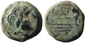 SPAIN. Carteia. (150-100 century BC)
AE Semis (22mm, 8,31g)