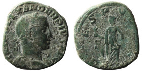 Severus Alexander (AD 222-235). Rome
AE Sestertius (26mm, 18,37g)