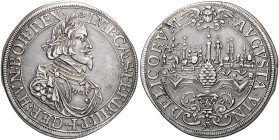 Augsburg, Stadt. 
Taler 1641 mit Titel Ferdinand III. Davenport&nbsp;5039. kl.Sf. und Hklsp.. 

 ss
