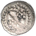 Baden/-Baden. 
Christoph 1475-1527. Einseitiger Pfennig o.J. Vierfeldiger Schild, darüber gotische Minuskel 'C', im Rand ca. 29 Perlen. Wielandt&nbsp...