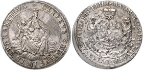 Bayern. 
Maximilian I., als Kurfürst 1623-1651. Reichstaler 1627 München , mit übergroßer 7 über 6 in Jahreszahl geprägt. Wittelsbach&nbsp;vgl.&nbsp;...