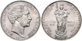 Bayern. 
Maximilian II. Joseph 1848-1864. Doppelgulden 1855. Kahnt&nbsp;118, Davenport&nbsp;604, AKS&nbsp;168, Thun&nbsp;97. . 

vz-