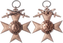 Bayern. 
Ludwig III. 1913-1918. Militärverdienstkreuz 3.Klasse mit Schwertern (3.Form 1913), Hersteller Deschler, München. gestiftet 19.Juli 1866 dur...
