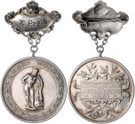 Bayern-München, Stadt. 
Silbermedaille 1909 (unsign.) Prämie für den X. Preis in der Schönheitskonkurrenz der Illustrierten Sportzeitung München. Has...