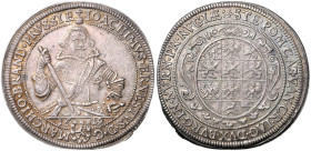Brandenburg/-Ansbach. 
Joachim Ernst 1603-1625. Taler 1620. Davenport&nbsp;6226. Hübsche Patina. 

 vz+