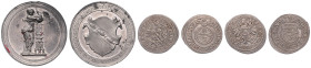 Brandenburg/-Ansbach. 
Joachim Ernst 1603-1625. Lot von 3 Stücken: Groschen -guthaltig- 1622 Roth. Reichsapfel mit Wertzahl '3' / Linksblickender Adl...