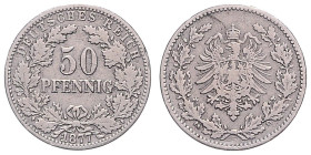 Kleinmünzen. 
50 Pfennig 1877 F. Jaeger&nbsp;8. . 

 s-ss