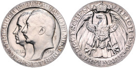 Preußen. 
Wilhelm II. 1888-1918. 3 Mark 1910 A Zur Jahrhundertfeier der Universität Berlin. Jaeger&nbsp;107. . 

 st-