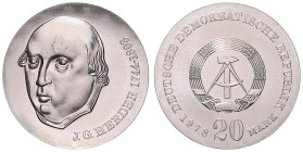 DDR. 
20 Mark 1978 (A) Zum 175. Todestag von Johann Gottfried v. Herder. Jaeger&nbsp;1570. . 

 f.st