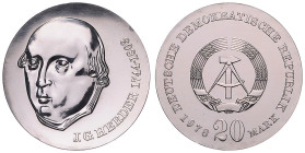 DDR. 
20 Mark 1978 (A) Zum 175. Todestag von Johann Gottfried v. Herder. Jaeger&nbsp;1570. . 

 f.st