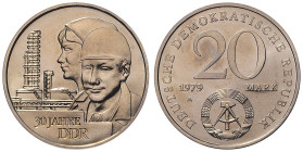 DDR. 
20 Mark 1979 (A) 30 Jahre DDR. Jaeger&nbsp;1573. . 

 st