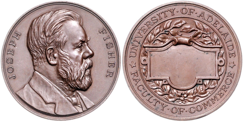 Australien. 
George V. 1910-1936. Bronzemedaille o.J. (v. Wyon) Prämie der Univ...