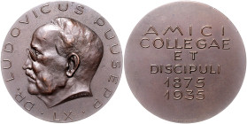 Baltikum-Estland. 
Bronzemedaille 1935 (v. Leiba/Tavast) auf den 60. Geburtstag des Chirurgen Dr. Ludvig Puusepp. 55,0&nbsp;mm, 81,30&nbsp;g. . 

 ...