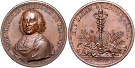 Frankreich. 
Ludwig XV. 1715-1774. Bronzemedaille 1736 (v. Dassier) auf den 81. Geburtstag von Kardinal Andr\'e9-Hercule de Fleury. Slg.&nbsp;Julius&...