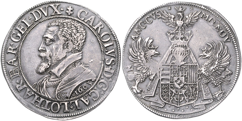 Frankreich-Lothringen. 
Karl II. (III.) 1545-1608. Reichstaler 1603. Davenport&...