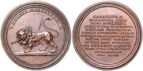 Frankreich-Lothringen. 
Franz III. 1729-1736. Bronzemedaille o.J. aus der Serie 'Die Herzöge von Lothringen' von Ferdinand de Saint Urbain: auf Gerar...