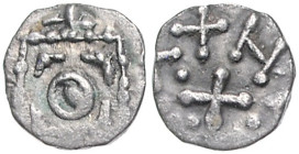 Großbritannien. 
Frühe angelsächsische Periode ca. 600-775. Continental Sceatta Eine Besonderheit des Frühmittelalters bilden die kleinen dicken Silb...
