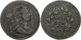 1802 Draped Bust Cent. S-225, B-1. Rarity-3. Fine Details--Environmental Damage (PCGS).

PCGS# 1470. NGC ID: 224E.