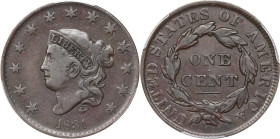 1831 Matron Head Cent. N-2. Rarity-2. Medium Letters. VF-25 (PCGS).

PCGS# 1681. NGC ID: 225M.