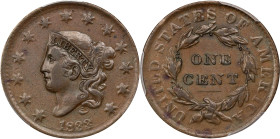 1833 Matron Head Cent. N-2. Rarity-2. EF-40 (PCGS).

PCGS# 1696. NGC ID: 225P.