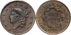 1833 Matron Head Cent. N-6. Rarity-1. EF-40 (PCGS).

PCGS# 1696. NGC ID: 225P.