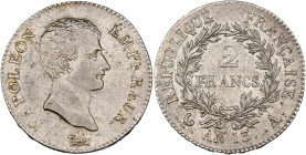 FRANCE, Napoléon Ier (1804-1814), AR 2 francs, an 13 A, Paris. Gad. 495. Very Fine.