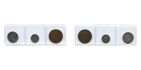 FRANCE, Henri V, prétendant (1820-1883), lot de 2 p.: 1 franc, 1831 (nettoyé) et demi-franc, 1833. Vendu avec un sol à la balance, 1793 L, dont la tab...